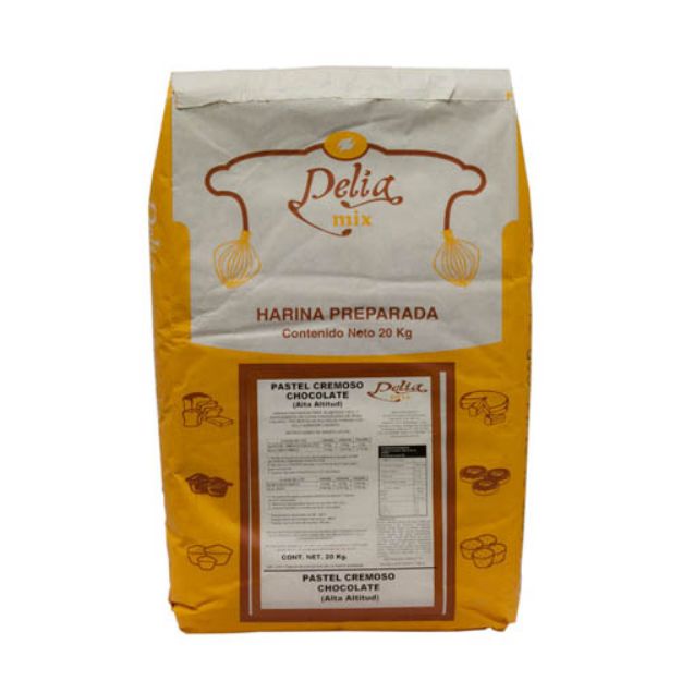 Imagen de zHarina preparada para pastel sabor Chocolate Espiga Mix Bulto de 20 Kg