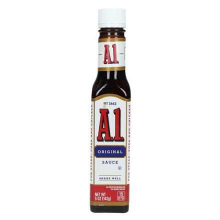 Mostrar detalles de Salsa A1 Steak Sauce Fco. 142 gr. KRAFT (5 oz) Imagen de Salsa A1 Steak Sauce Fco. 142 gr. KRAFT (5 oz)