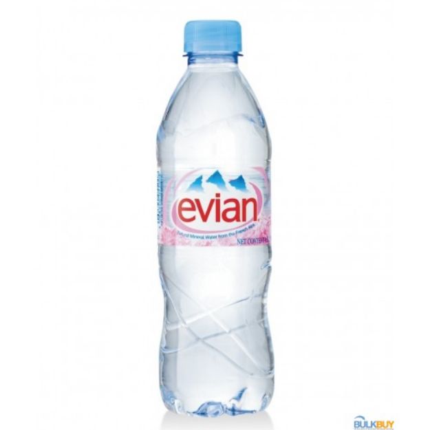Imagen de Agua Botella PET 24/500 Ml. Evian