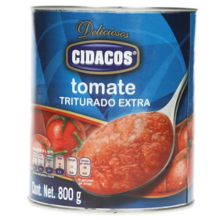 Mostrar detalles de Tomate Triturado CIDACOS 800 g Imagen de Tomate Triturado CIDACOS 800 g