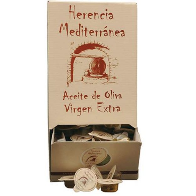 Imagen de Aceite de oliva Extra Virgen Herencia Mediterranea 168 blisters de 10 mL