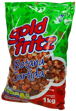 Mostrar detalles de Cacahuate Botana Surtida Bolsa 900Gr SOL/ESNAFER Imagen de Cacahuate Botana Surtida Bolsa 900Gr SOL/ESNAFER