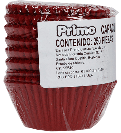 Mostrar detalles de Capacillo rojo No. 72 Corrufacil Paquete de 500 piezas Imagen de Capacillo rojo No. 72 Corrufacil Paquete de 500 piezas