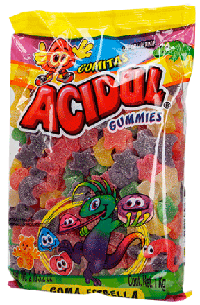 Mostrar detalles de Dulce estrella de gomita Acidul Bolsa de 1 Kg (IEPS inc.) Imagen de Dulce estrella de gomita Acidul Bolsa de 1 Kg (IEPS inc.)