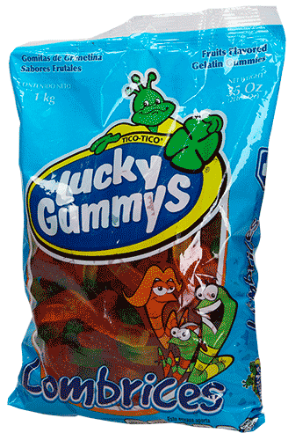 Mostrar detalles de Dulce gusano lombrices Lucky Gummys Bolsa de 1 Kg (IEPS inc.) Imagen de Dulce gusano lombrices Lucky Gummys Bolsa de 1 Kg (IEPS inc.)