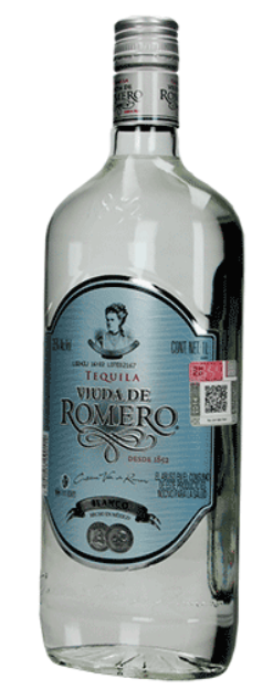 Imagen de Tequila Blanco Viuda de Romero Botella 1 Lt.