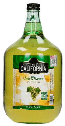 Mostrar detalles de Vino Blanco California Garrafa de 4 L (IEPS inc.) Imagen de Vino Blanco California Garrafa de 4 L (IEPS inc.)