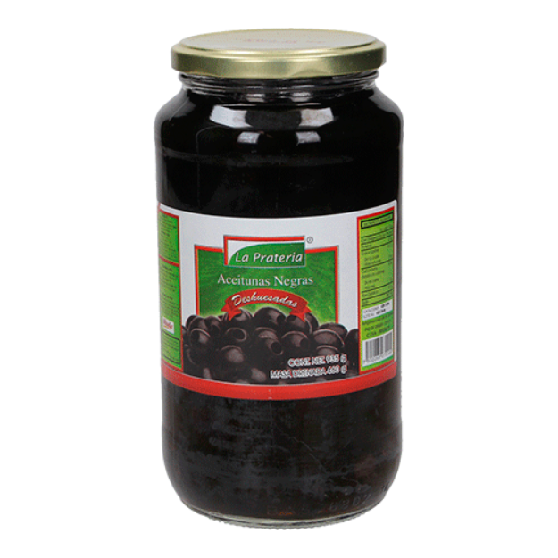 Imagen de Aceituna negra deshuesada Prateria Frasco de 935 g
