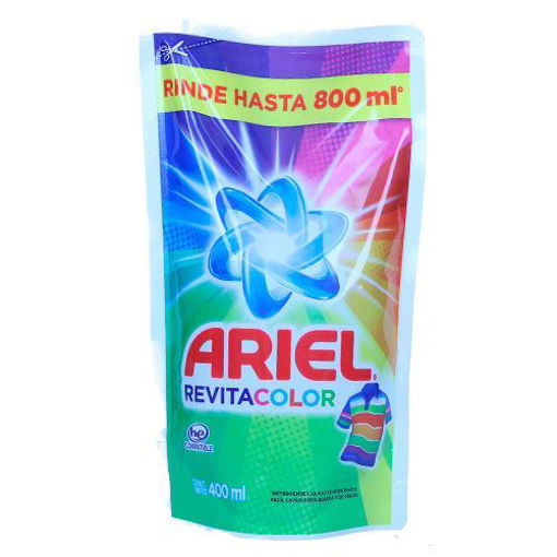 Detergente liquido Ariel 9 Bolsa 400 ml