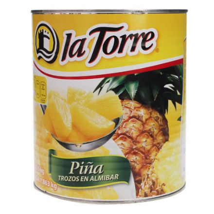 Mostrar detalles de Piña Trozo Lata 2.8 Kg Torre Imagen de Piña Trozo Lata 2.8 Kg Torre
