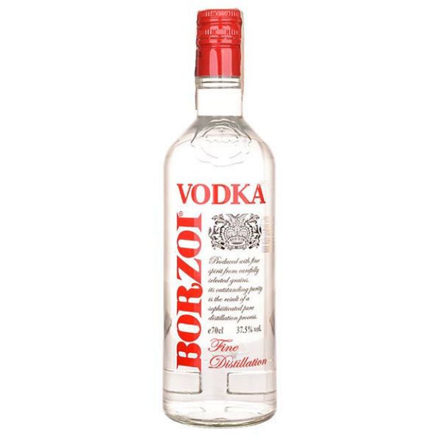 Vodka Botella 750 ml Borzoi 