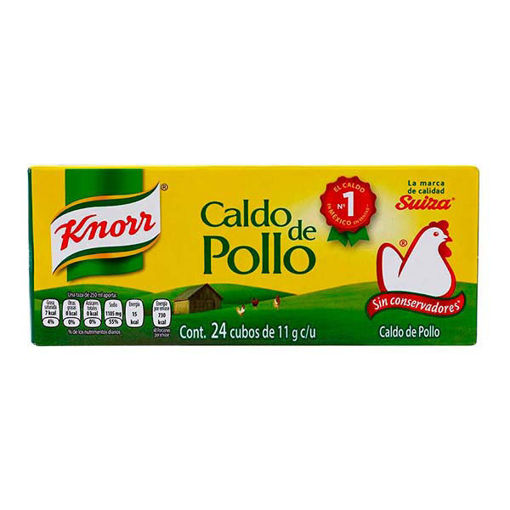 Consome de Pollo 3/24 Cubos Knorr Suiza
