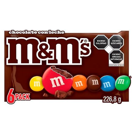 Chocolate Luneta 6 Pz M&M Chocolate Luneta 6 Pz M&M