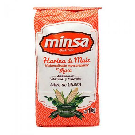 Mostrar detalles de Harina de Maiz Minsa 10 de 1 Kg Imagen de Harina de Maiz Minsa 10 de 1 Kg