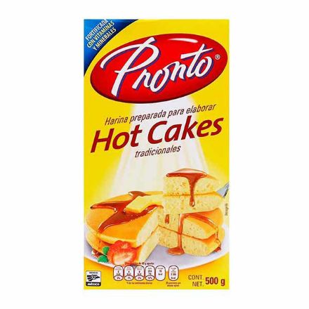 Mostrar detalles de Harina Hot Cakes PRONTO PQ 500g Imagen de Harina Hot Cakes PRONTO PQ 500g