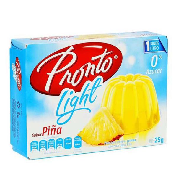 Imagen de Gelatina Piña LIGHT 24/25 gr. Pronto