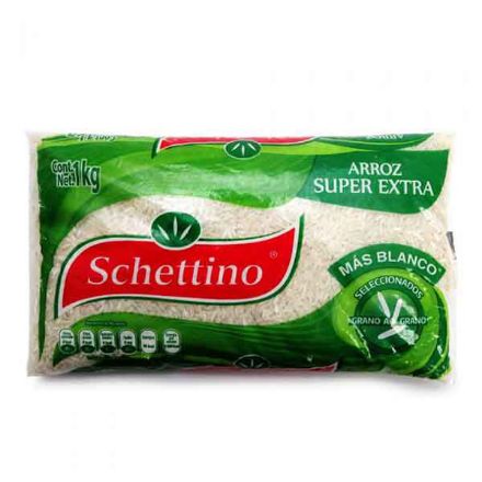Mostrar detalles de Arroz de grano largo 5% Schettino 1Kg Imagen de Arroz de grano largo 5% Schettino 1Kg