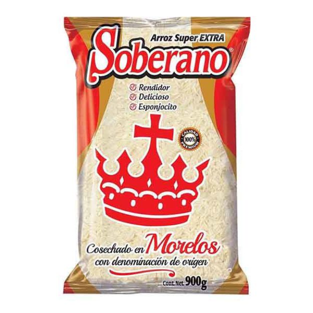 Imagen de Arroz Morelos Soberano 900 g Bolsa