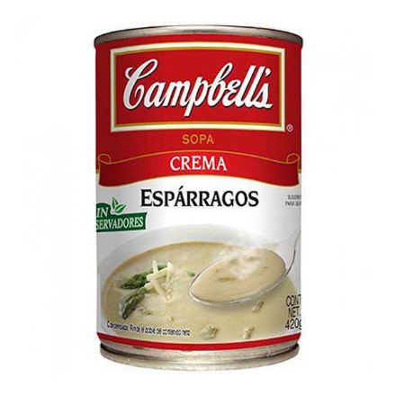 CremaEsparragosLata420Campbells CremaEsparragosLata420Campbells