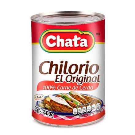 Mostrar detalles de Chilorio de Cerdo La Chata Lata 370 g Imagen de Chilorio de Cerdo La Chata Lata 370 g