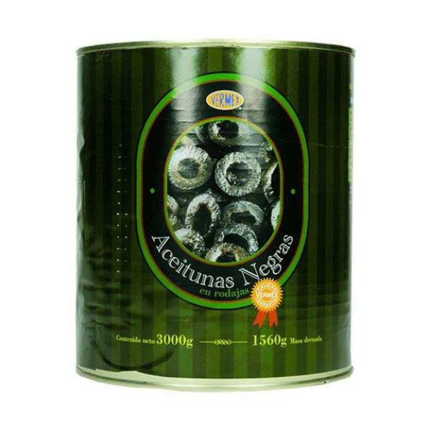 Imagen de Aceituna Negra REBANADA Carbonel Lata 3 Kg