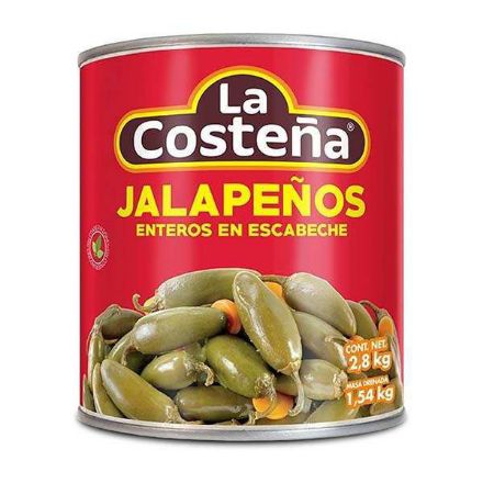 ChilesJalapeñosLata2.8kgLaCosteña ChilesJalapeñosLata2.8kgLaCosteña