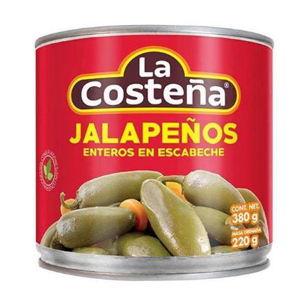 ChilesJalapeñosLata380grLaCosteña ChilesJalapeñosLata380grLaCosteña
