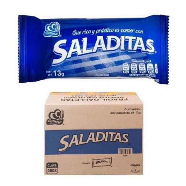 Imagen de XOSGN Galleta Salada Individual Gamesa 200 paquetes de 13 g