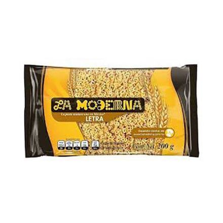 PastaLetraLaModerna200gr PastaLetraLaModerna200gr