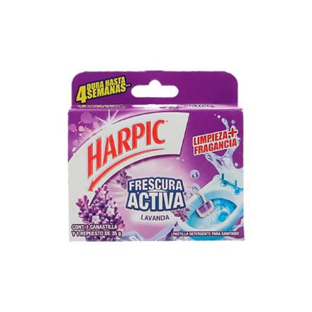Mostrar detalles de Desodorante para baño Harpic Pastilla de 35 g Imagen de Desodorante para baño Harpic Pastilla de 35 g