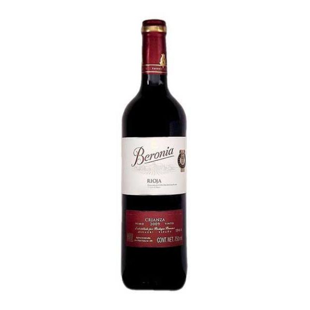 Imagen de Vino tinto Tempranillo Beronia Crianza Rioja Botella de 750 mL
