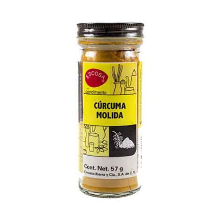 Mostrar detalles de Curcuma en polvo Escosa Frasco de 57 g Imagen de Curcuma en polvo Escosa Frasco de 57 g