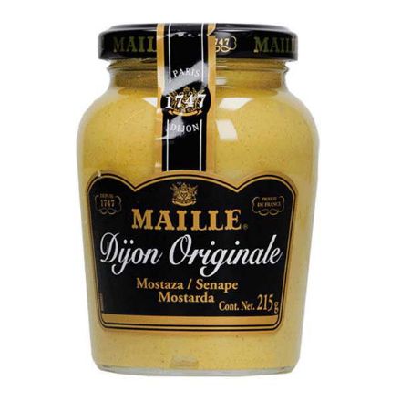 Mostrar detalles de Mostaza Dijon Maille Chica 215 g Imagen de Mostaza Dijon Maille Chica 215 g