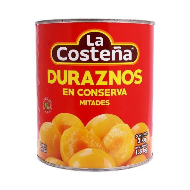 Imagen de Durazno en mitades Costeña Lata 3 Kg