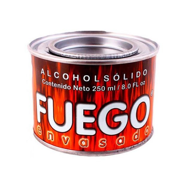 Imagen de Alcohol solido Ibapre/Fuego envasado 100 latas de 250 mL