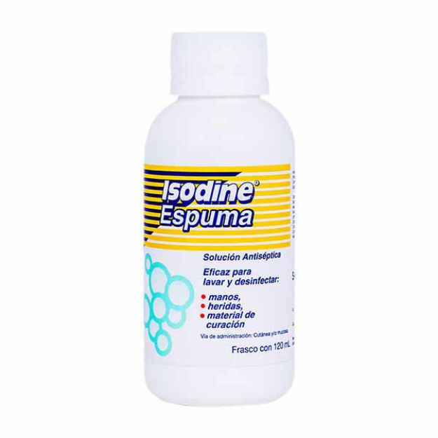Imagen de Antiseptico Isodine Espuma Botella de 120 mL
