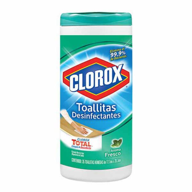 Imagen de Toallas Desinfectantes 35 Pzs. Clorox
