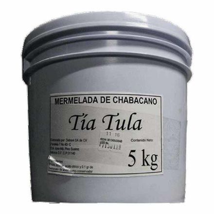 Mostrar detalles de Mermelada Chabacano Tia Tula Cubeta 5 Kg Imagen de Mermelada Chabacano Tia Tula Cubeta 5 Kg