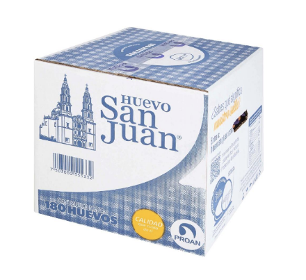 Mostrar detalles de Huevo San Juan Caja CHICA 180 pz (aprox 11 kg) Imagen de Huevo San Juan Caja CHICA 180 pz (aprox 11 kg)