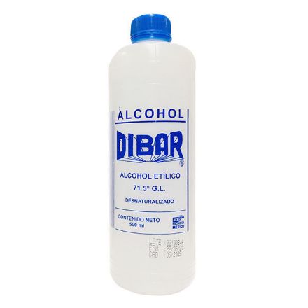 2801AlcoholEtilicoDibar500ml 2801AlcoholEtilicoDibar500ml