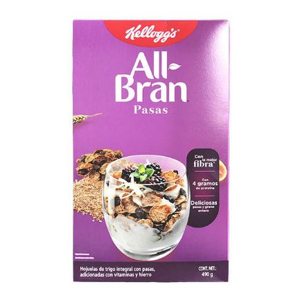 All Bran Pasas 490 g All Bran Pasas 490 g