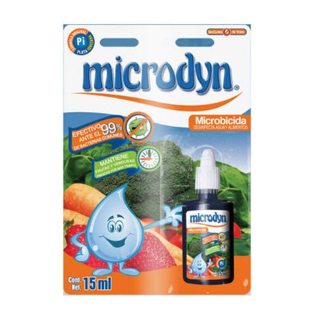 Mostrar detalles de Desinfectante Microdyn Frasco de 15 mL Imagen de Desinfectante Microdyn Frasco de 15 mL