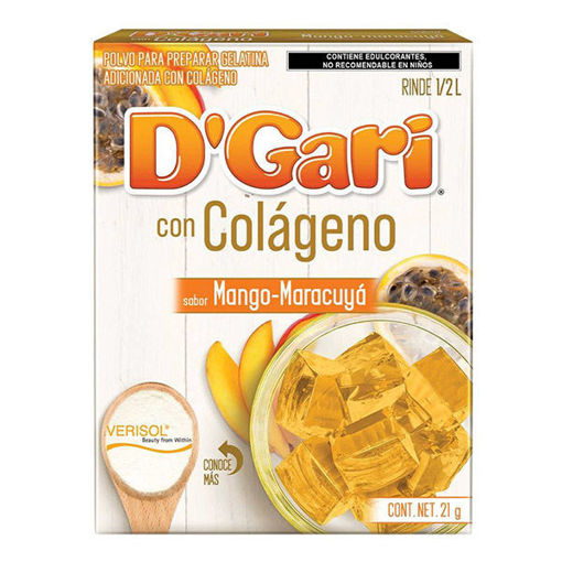 Gelatina Mango Maracuya Colageno DGari