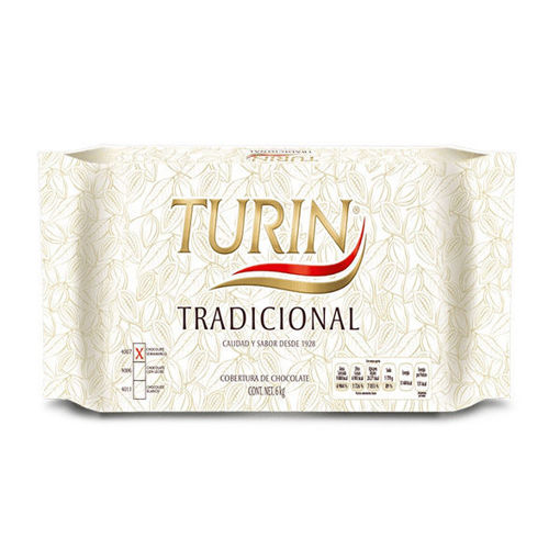 Marqueta Chocolate Semiamargo 6 Kg Turin