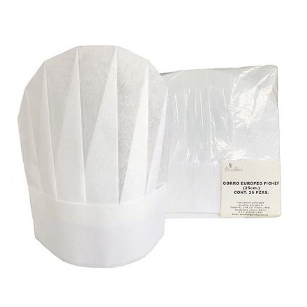 Gorro Europeo 25cm Chef&Hotel Gorro Europeo 25cm Chef&Hotel