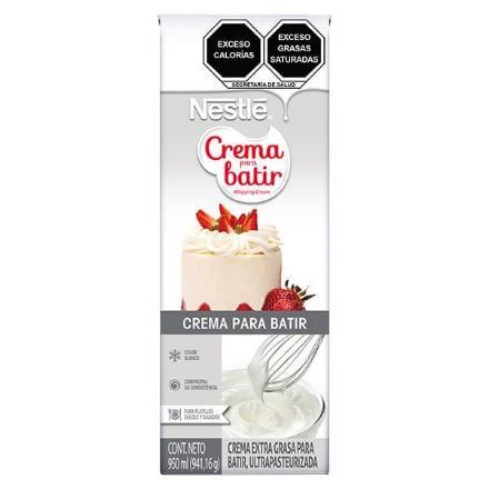 Crema para batir Nestle 950 mL Crema para batir Nestle 950 mL