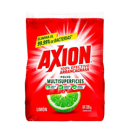 Detergente en polvo Axion 18 bolsas de 720 g