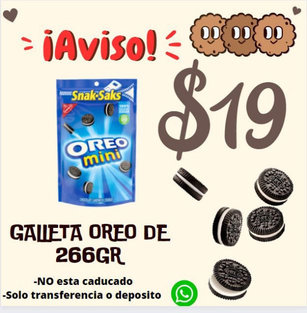 Imagen de Galleta Oreo Mini 226 (IEPS INC)
