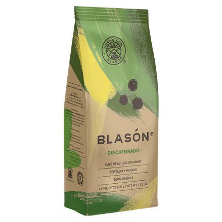 Mostrar detalles de Cafe Molido Descafeinado Blason Gourmet Bolsa de 400 g Imagen de Cafe Molido Descafeinado Blason Gourmet Bolsa de 400 g
