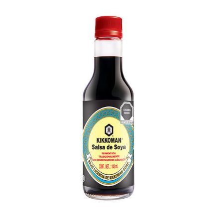 Mostrar detalles de Salsa de Soya Kikkoman 148 mL CHICA Imagen de Salsa de Soya Kikkoman 148 mL CHICA